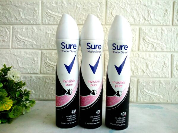 Sure Motion sense (Invisible pure) Antiperspirant Body Spray