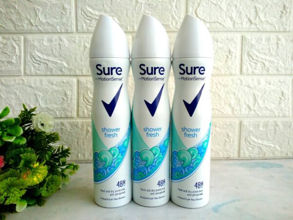 Sure Motion sense (Shower fresh) Antiperspirant Body Spray