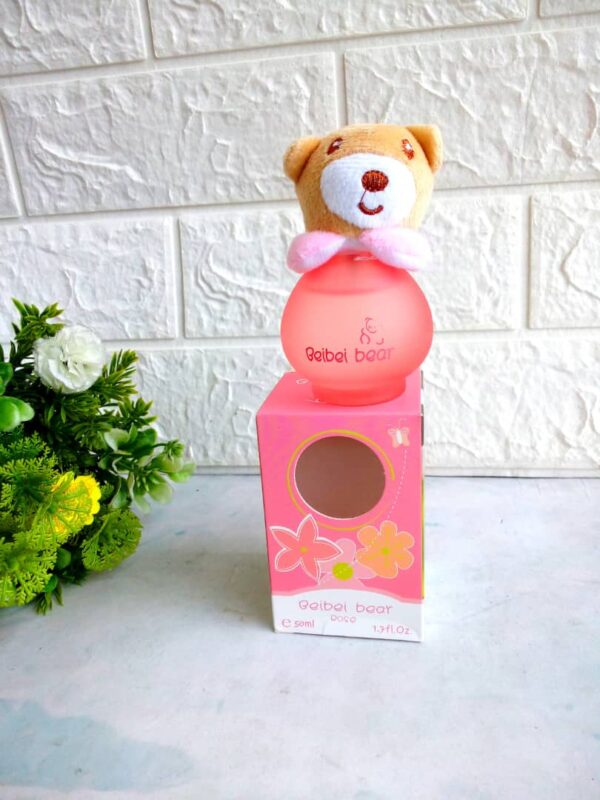 Kids perfume/Baby Fragrance /Teddy Bear character bottle, 50ml-Beibei bear rose