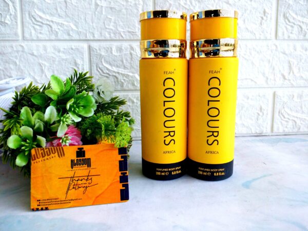Feah Colours Body Sprays, 200ml, Africa, New York, Las Vegas